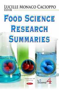 Food Science Research Summaries