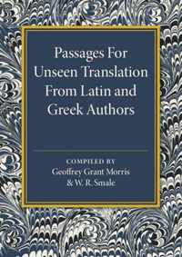 Passages For Unseen Translation From Lat