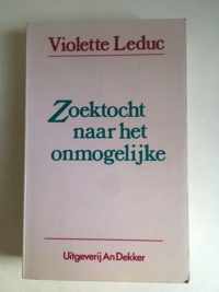 Zoektocht naar het onmogelijke - V. Leduc