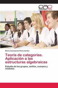 Teoria de categorias. Aplicacion a las estructuras algebraicas