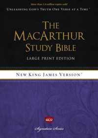 NKJV, The MacArthur Study Bible, Large Print, Hardcover