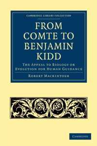 From Comte to Benjamin Kidd