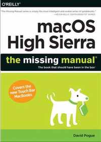 macOS High Sierra  The Missing Manual