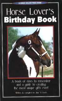 Horse Lover'S Birthday Book