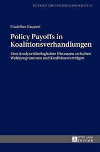 Policy Payoffs in Koalitionsverhandlungen