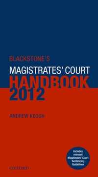 Blackstone's Magistrates' Court Handbook