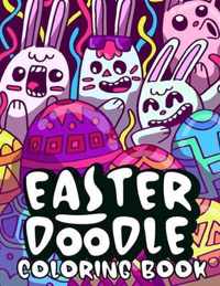 Easter Doodle Coloring Book