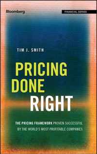 Pricing Done Right 1st Edition