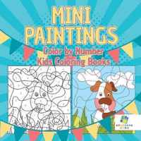 Mini Paintings Color by Number Kids Coloring Books