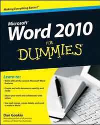 Word 2010 For Dummies