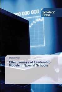 Effectiveness of Leadership Models in Special Schools