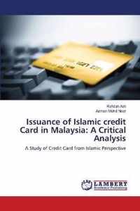 Issuance of Islamic credit Card in Malaysia