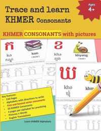 Trace and learn Khmer Consonants