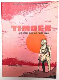 Timoer de stam van de rode man Stripboek - 1976