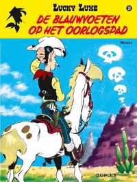 Lucky Luke 10 -   De blauwvoeten op het oorlogspad