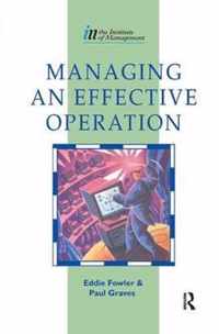 Managing an Effective Operation