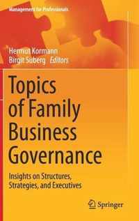 Topics of Family Business Governance