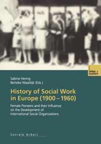 History of Social Work in Europe (1900-1960)