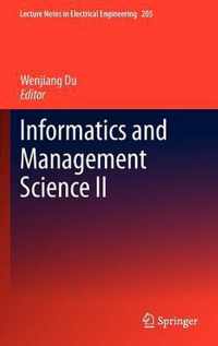 Informatics and Management Science II