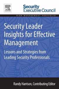 Security Leader Insights for Effective Management