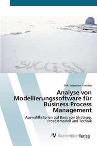 Analyse von Modellierungssoftware fur Business Process Management