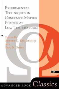 Experimental Techniques in Condensed Matter Physics at Low Temperatures