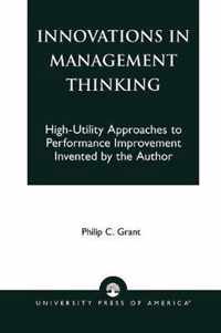 Innovations in Management Thinking