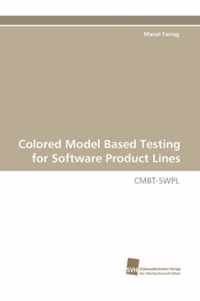 Colored Model Based Testing for Software Product Lines