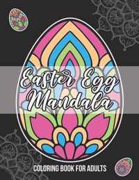 Easter Egg Mandala Coloring Book For Adults