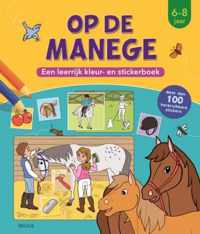 Kleur & Stickerboek  -  Op de manege 6-8 jaar