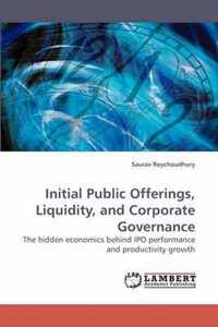 Initial Public Offerings, Liquidity, and Corporate Governance