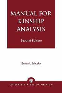 Manual for Kinship Analysis