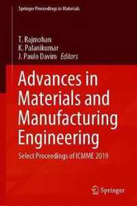 Advances in Materials and Manufacturing Engineering