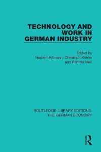 Technology and Work in German Industry