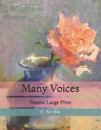 Many Voices: Poems: Large Print