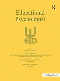 Motivation for Reading: Individual, Home, Textual, and Classroom Perspectives: A Special Issue of Educational Psychologist