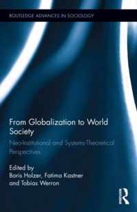 From Globalization to World Society