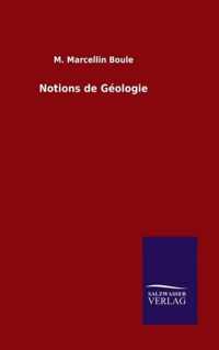 Notions de Geologie