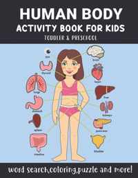 Human Body Activity Book for Kids Toddler & Preschool