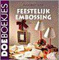 Feestelijk embossing