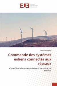 Commande des systemes eoliens connectes aux reseaux