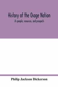 History of the Osage nation