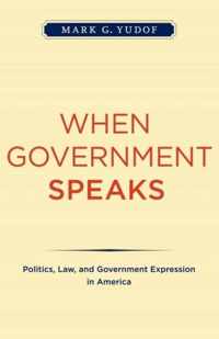 When Government Speaks