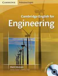 Cambridge English for Engineering student's book + audio-cd'