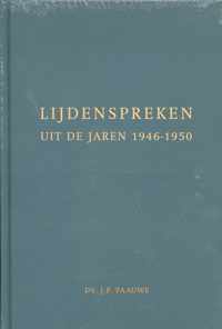 Lijdenspreken uit de jaren 1946-1950