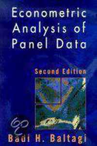 Econometric Analysis of Panal Data