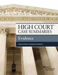 High Court Case Summaries on Evidence, Keyed to Fisher