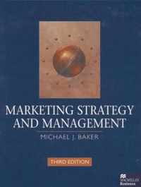 Marketing Strategy and Management