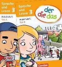 der die das - Sprache und Lesen 3. Schuljahr. Arbeitsheft Sprache Teil A und B im Paket