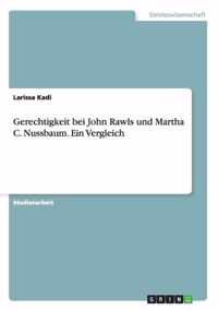 Gerechtigkeit bei John Rawls und Martha C. Nussbaum. Ein Vergleich